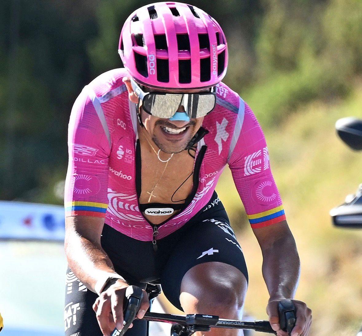 Richard Carapaz asciende al cuarto puesto de la general de la Vuelta a España featuring noticia