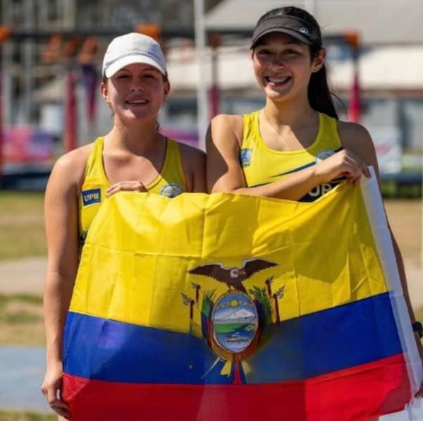 María José Naranjo y Lucianna Aroca, oro en Santa Fe 2026 featuring Ecuador